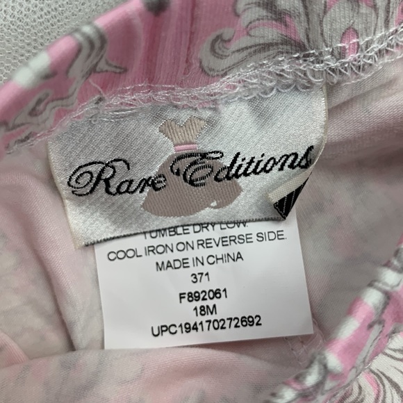 RARE EDITIONS Baby Girls Hacci Knit Legging Set Size 18M - Picture 6 of 12